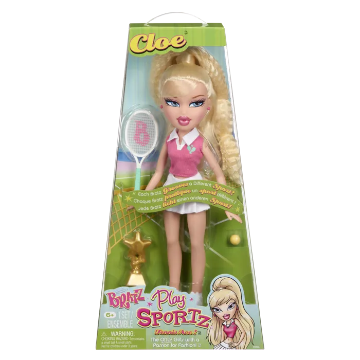 Bratz Muñeca de moda tenista Chloe - Bratz Play Sportz - Lit35051569527