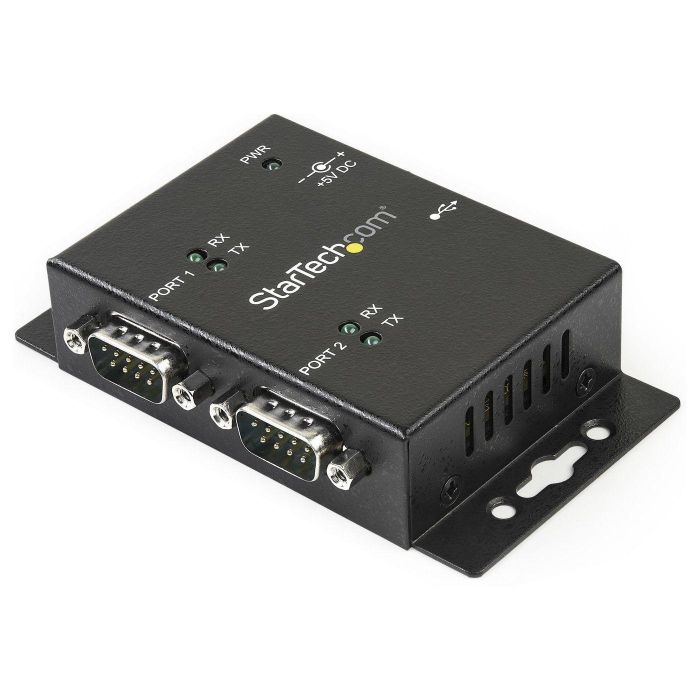 StarTech.com 2X USB TO SERIAL ADAPTER HUB2 Port Industrial Wall StarTech.com 2X USB TO SERIAL ADAPTER HUB2 Port Industrial Wall