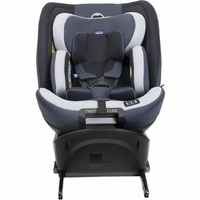 Chicco CHI8058664181124 Silla de coche Everone Grupo 0/1/2/3 I-Size Giratoria Reclinable Reductora Plateada 2