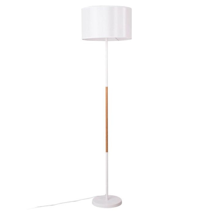 SKD-F1006 Lámpara de Pie Puducherry para Bombilla LED E27, Diseño Elegante Moderno y Natural, Ideal Salón Dormitorio Oficina Hostelería