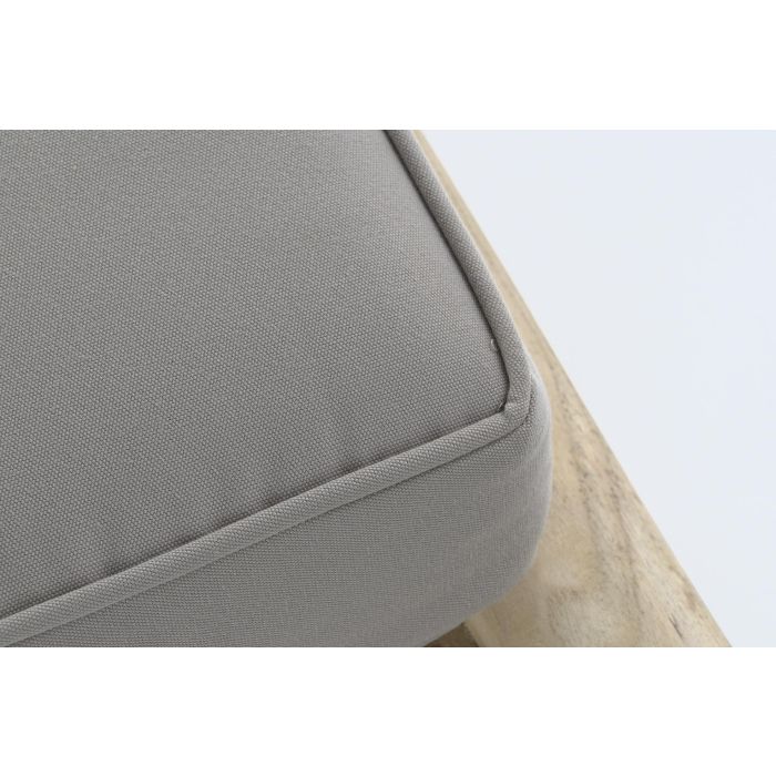 DKD Home Decor Tumbona Balines Natural Gris Teca y Poliester 209 x 36 x 86 cm 4