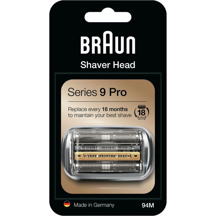 Braun 94M Kombipack Cabezal de Afeitado de Recambio para Braun Series 9 Plata 0 Braun 94M Kombipack Cabezal de Afeitado de Recambio para Braun Series 9 Plata 0