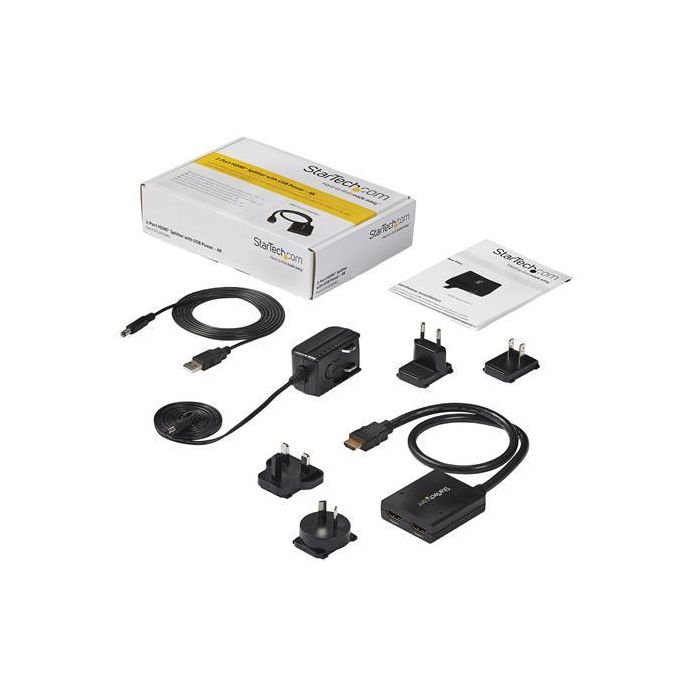 Adaptador HDMI a 2 x HDMI Startech ST122HD4KU 7