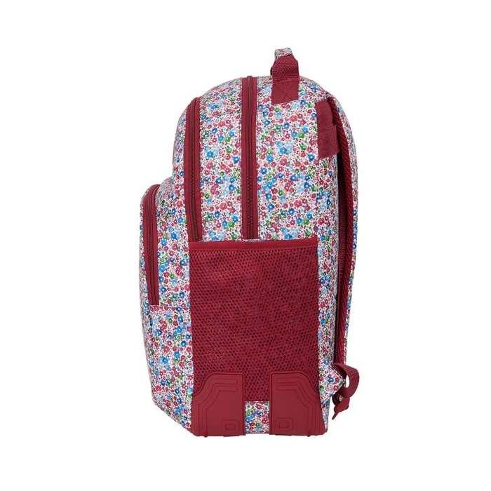 Mochila Safta Doble Con Cantoneras Adaptable A Carro Nait Nait Floresistente Coimbra Burdeos 420x320x150 5 Mochila Safta Doble Con Cantoneras Adaptable A Carro Nait Nait Floresistente Coimbra Burdeos 420x320x150 5