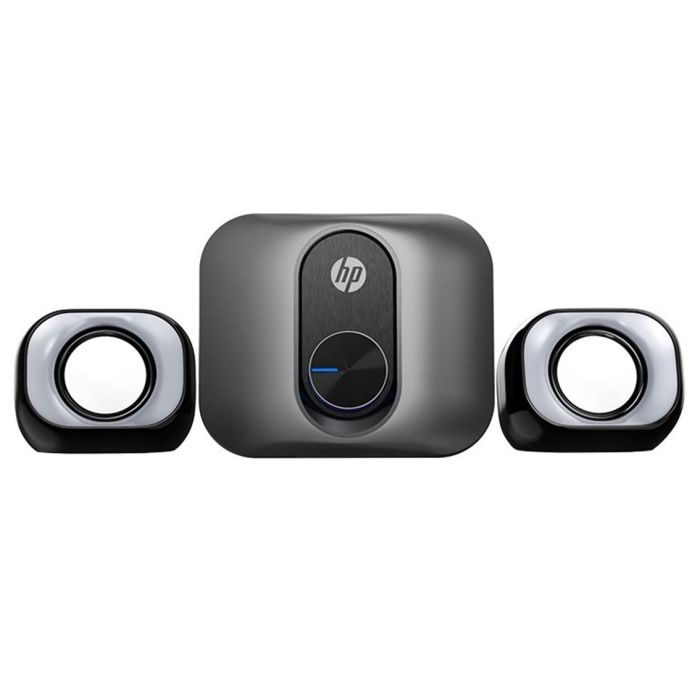 HP Altavoces PC DHS-2111S 2.1, 2x3W RMS, Subwoofer 5W, Control de Volumen y Jack para Auriculares