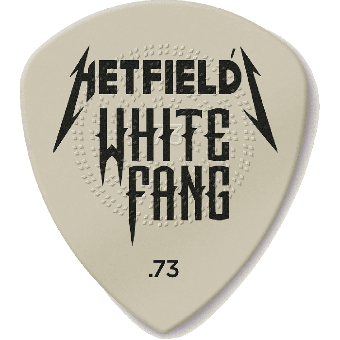 Dunlop Púas Signature Hetfield'sWhite Fang - Pack 24 Unidades, 0,73 Mm