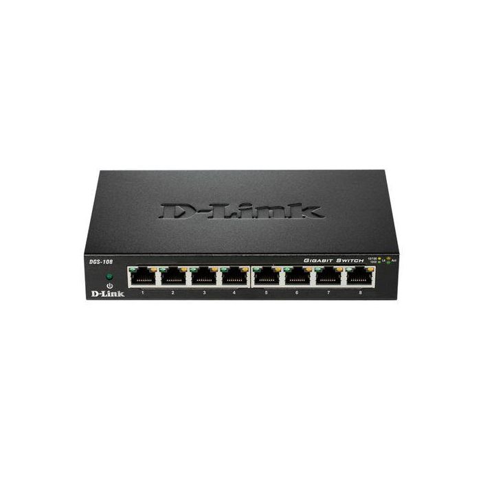 SWITCH D-LINK DGS-108 8PTOS 10/100/1000