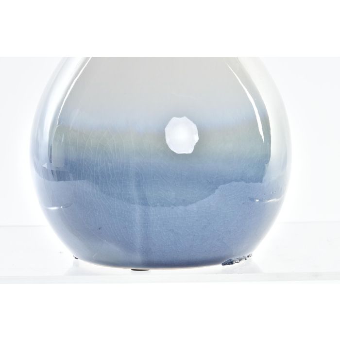 DKD Home Decor Jarrón Scandi de Porcelana Bicolor Azul - 13 x 20 x 13 cm (3 Unidades) 1 DKD Home Decor Jarrón Scandi de Porcelana Bicolor Azul - 13 x 20 x 13 cm (3 Unidades) 1