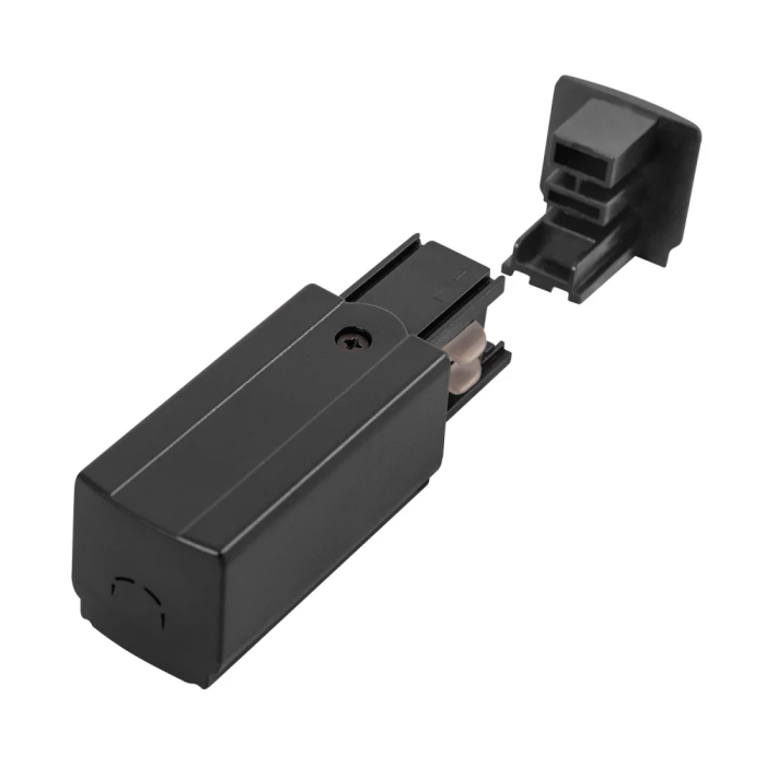 Conector Inicial Carril Trifásico Negro para Conexión Eléctrica 2