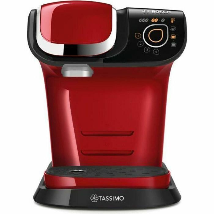 Bosch TAS6503 TASSIMO Máquina de Café Multibebida con Depósito 1.3L, Apagado Automático, Rojo Bosch TAS6503 TASSIMO Máquina de Café Multibebida con Depósito 1.3L, Apagado Automático, Rojo