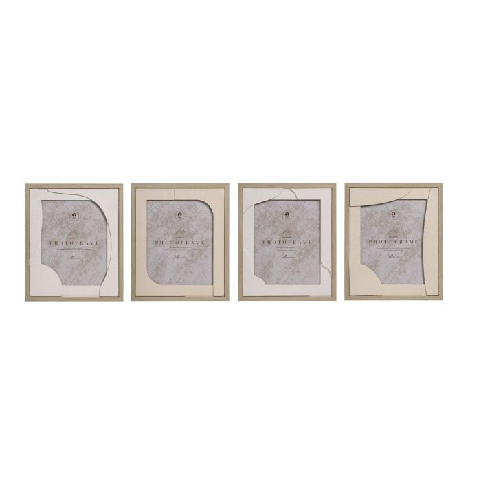 Marco Foto 20X25 Scandi DKD Home Decor Blanco Beige 2 x 33 x 27.5 cm (4 Unidades) Marco Foto 20X25 Scandi DKD Home Decor Blanco Beige 2 x 33 x 27.5 cm (4 Unidades)