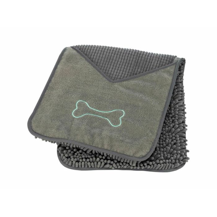 Toalla de Microfibra Trixie Gris 78 × 32 cm 0 Toalla de Microfibra Trixie Gris 78 × 32 cm 0