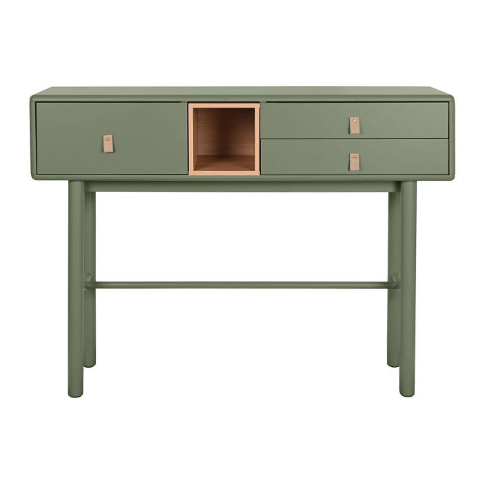 DKD Home Decor Consola Urban Verde 120x35x90 cm, Mesa de Pasillo y Entrada para Recibidor, Mueble Auxiliar MDF y PU 8 DKD Home Decor Consola Urban Verde 120x35x90 cm, Mesa de Pasillo y Entrada para Recibidor, Mueble Auxiliar MDF y PU 8