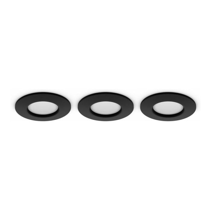 Philips White & Col. Amb. Slim Recessed 90mm 3er schwarz Luz LED Empotrada Color y Blanca 1000 lm Negro 2