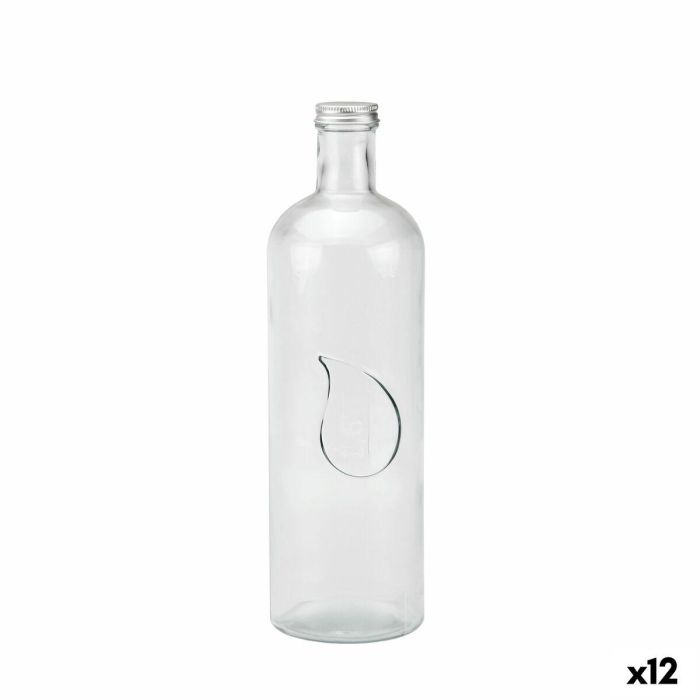 Botella de Cristal La Mediterránea Metal Vidrio 1,6 L (12 Unidades) Botella de Cristal La Mediterránea Metal Vidrio 1,6 L (12 Unidades)