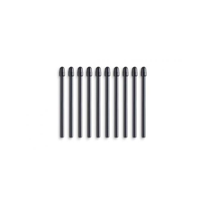 Wacom ACK22211 - Set de 10 Puntas de Recambio Estándar Negras para Wacom Pro Pen 2 y Pro Pen 3D
