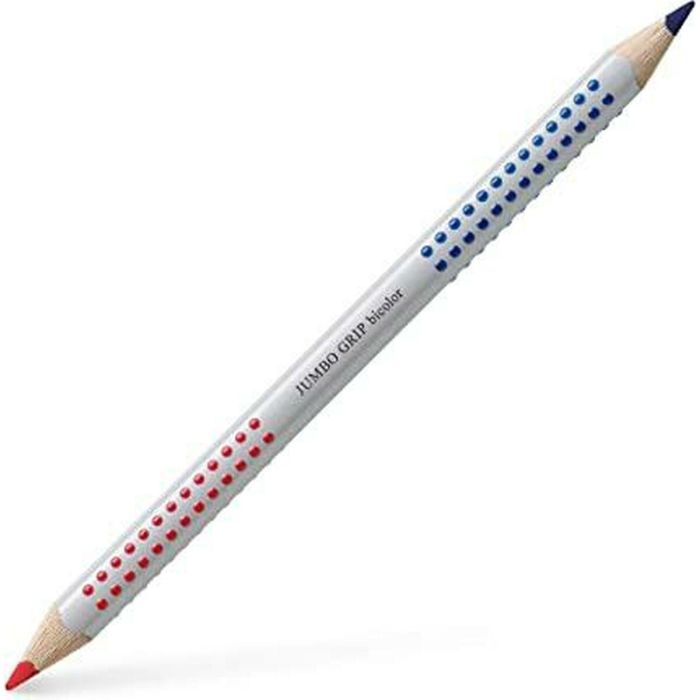 Caja de 12 Lápices Bicolor Faber Castell Jumbo Grip Bicolor 110910/ Azul y Rojo 1 Caja de 12 Lápices Bicolor Faber Castell Jumbo Grip Bicolor 110910/ Azul y Rojo 1