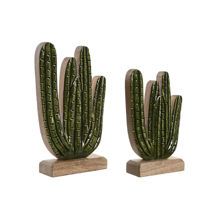 Decoracion Tropical DKD Home Decor Verde Natural 5 x 25.5 x 13 cm Set de 2 0 Decoracion Tropical DKD Home Decor Verde Natural 5 x 25.5 x 13 cm Set de 2 0