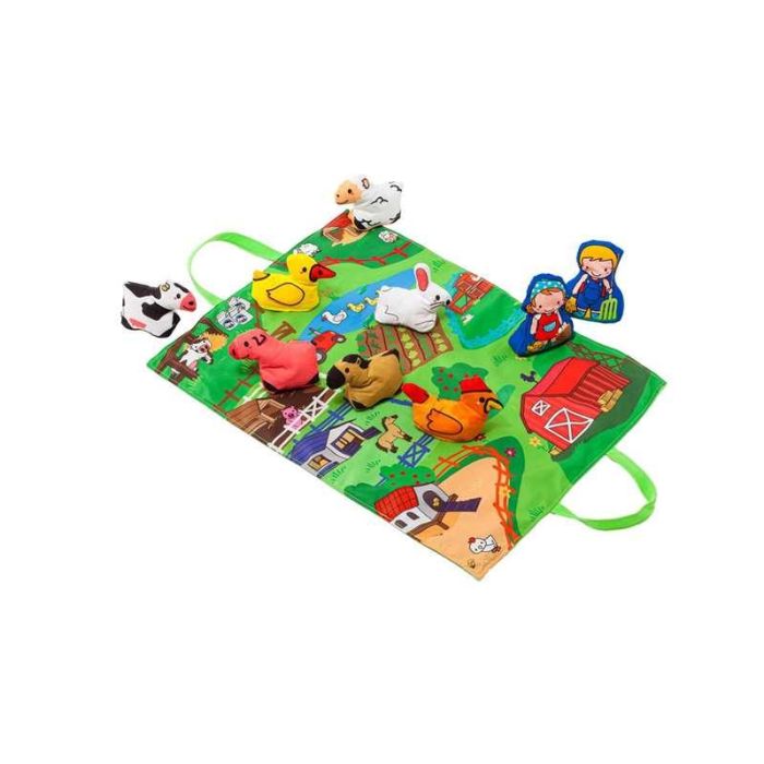 Molto Manta de Actividades Farm and Fun con 7 Figuras Blanditas