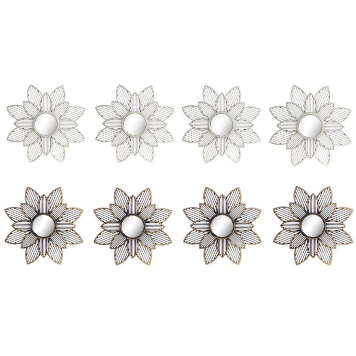 Juego de Espejos DKD Home Decor Espejo Champán Dorado PP 2 Unidades (25 x 1 x 25 cm) Juego de Espejos DKD Home Decor Espejo Champán Dorado PP 2 Unidades (25 x 1 x 25 cm)