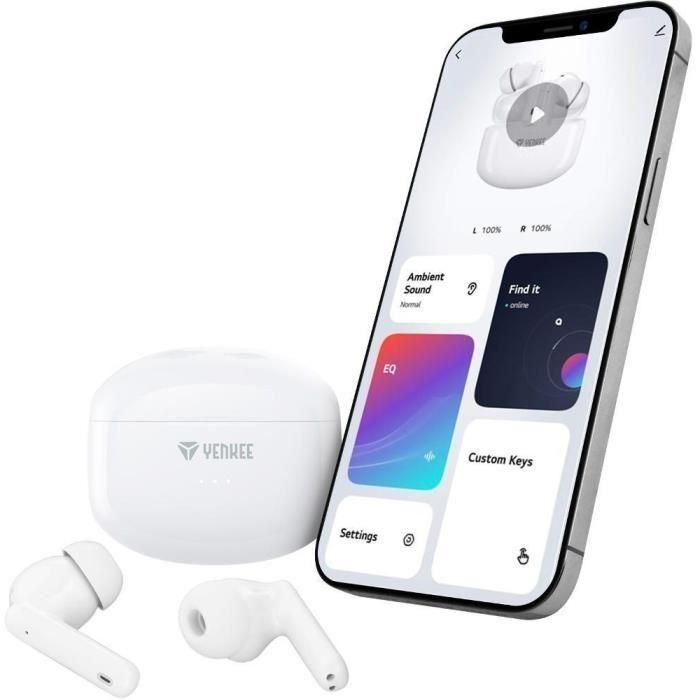 Auriculares Inalámbricos Recargables - TWS HARMON - YENKEE - YHP 08BT ANC 4 Auriculares Inalámbricos Recargables - TWS HARMON - YENKEE - YHP 08BT ANC 4