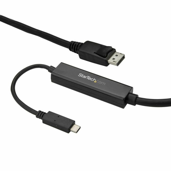 Adaptador USB C a DisplayPort Startech CDP2DPMM3MB 3 m Negro Adaptador USB C a DisplayPort Startech CDP2DPMM3MB 3 m Negro