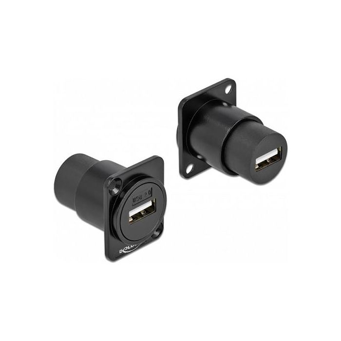 DeLOCK D-Typ Modul USB 2.0 Tipo-A Hembra a Hembra - Negro 0 DeLOCK D-Typ Modul USB 2.0 Tipo-A Hembra a Hembra - Negro 0