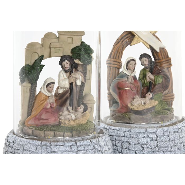 Nacimiento Navidad Tradicional DKD Home Decor Multicolor 10 x 21 x 10 cm (4 Unidades) 2