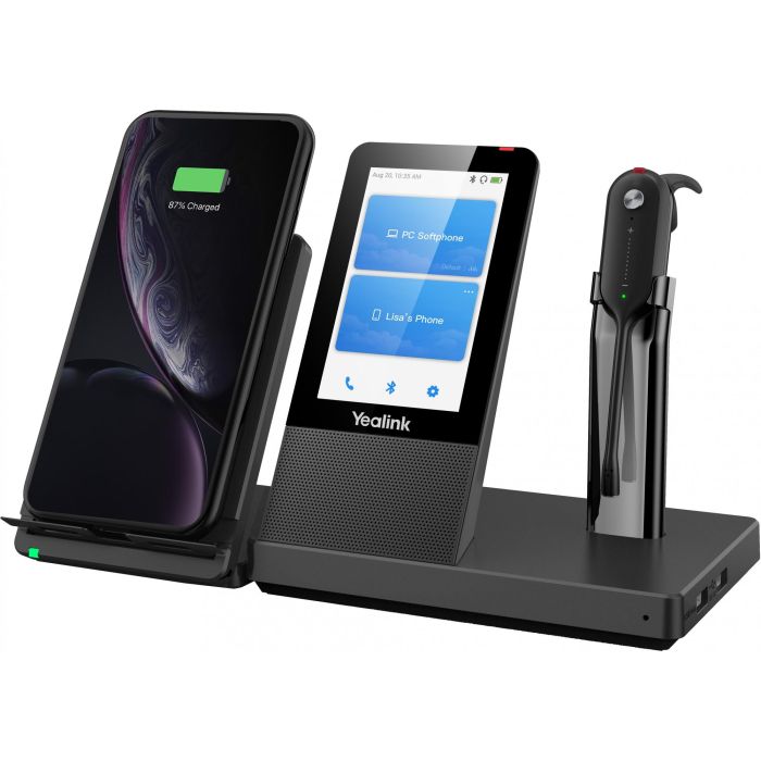 Yealink WH67 UC DECT Auriculares Inalámbricos Bluetooth con Base Táctil y Carga Inalámbrica para Oficina y Centro de Llamadas 1 Yealink WH67 UC DECT Auriculares Inalámbricos Bluetooth con Base Táctil y Carga Inalámbrica para Oficina y Centro de Llamadas 1