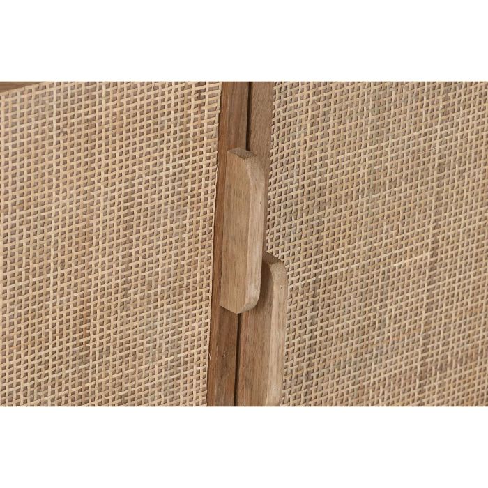 Mueble de TV Home ESPRIT Natural Ratán Roble 157 x 40 x 46 cm 5 Mueble de TV Home ESPRIT Natural Ratán Roble 157 x 40 x 46 cm 5