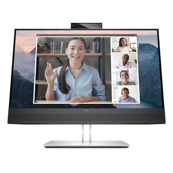 HP Monitor de Conferencias 23.8" Full HD 1920x1080 IPS con Webcam Pop-Up 5MP, Altavoces y Micrófono Integrados