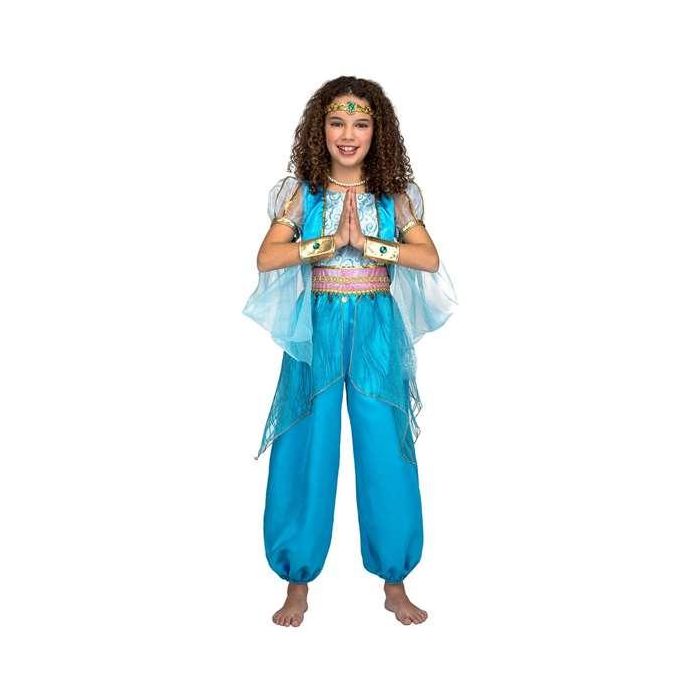 Disfraz princesa árabe turquesa talla 7-9 y Disfraz princesa árabe turquesa talla 7-9 y