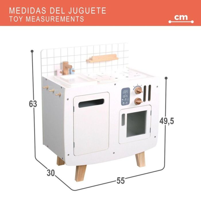 Cocina de madera 55x30x63 cm 1