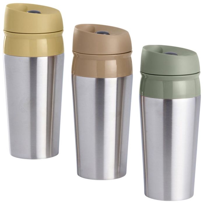 Day Mug Térmico 450 Ml Acero Inoxidable Plástico Botón Push 2