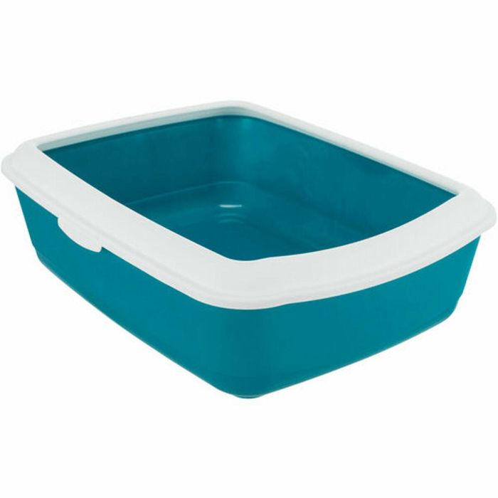 Arenero para Gatos Trixie Classic Azul Blanco Plástico 37 × 15 × 47 cm 9