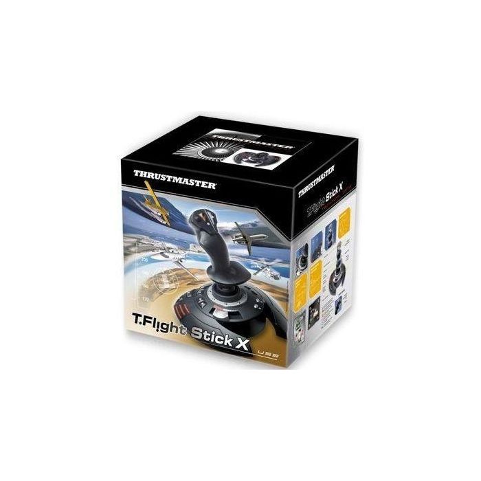 Thrustmaster T.Flight Stick X Joystick para PC y Playstation 3, Negro/Rojo/Plata, 12 Botones Programables, 4 Ejes, USB, Referencia 2960694 2 Thrustmaster T.Flight Stick X Joystick para PC y Playstation 3, Negro/Rojo/Plata, 12 Botones Programables, 4 Ejes, USB, Referencia 2960694 2