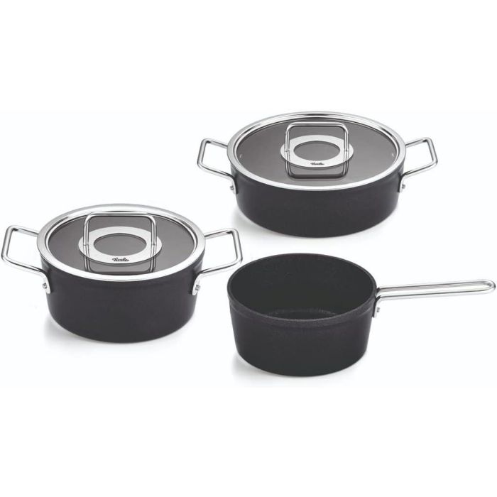 Fissler Adamant Set De 3 Ollas Con Tapa De Cristal FISSLER 15611503000/0