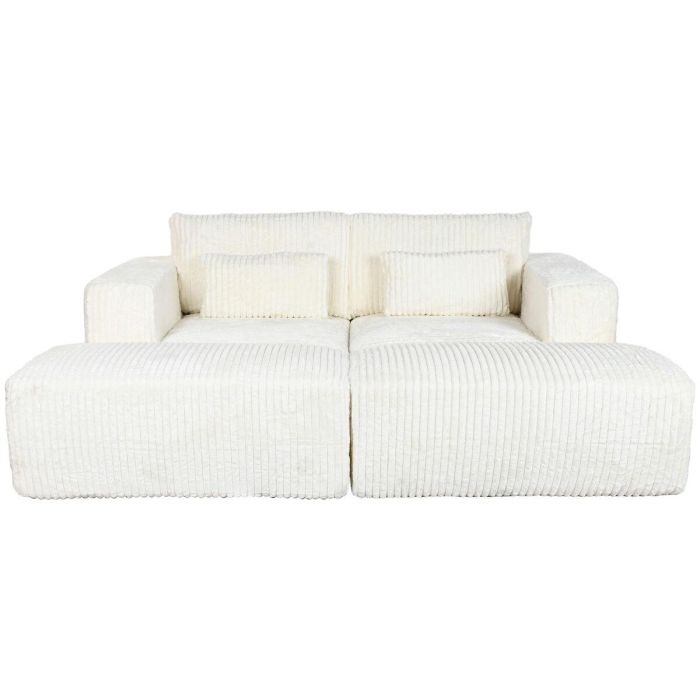 Sofá Home ESPRIT Crema Scandi 220 x 158 x 91 cm 1 Sofá Home ESPRIT Crema Scandi 220 x 158 x 91 cm 1