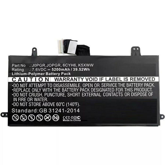 CoreParts Laptop Battery for Dell 32.00Wh Li-Pol 7.6V 4200mAh Black, Latitude 12 5285 CoreParts Laptop Battery for Dell 32.00Wh Li-Pol 7.6V 4200mAh Black, Latitude 12 5285