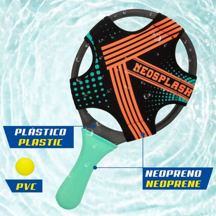 Palas de Playa con Pelota Colorbaby Neopreno Plástico (6 Unidades) 4