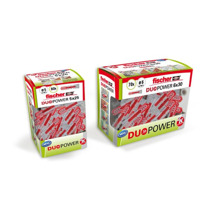 Taco duopower ø10x50mm diy 25 unid. 536388 fischer