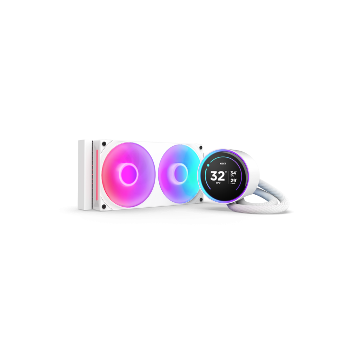 NZXT Kraken Elite 240 RGB Procesador Sistema de refrigeración líquida todo en uno 12 cm Blanco 1 pieza(s) NZXT Kraken Elite 240 RGB Procesador Sistema de refrigeración líquida todo en uno 12 cm Blanco 1 pieza(s)