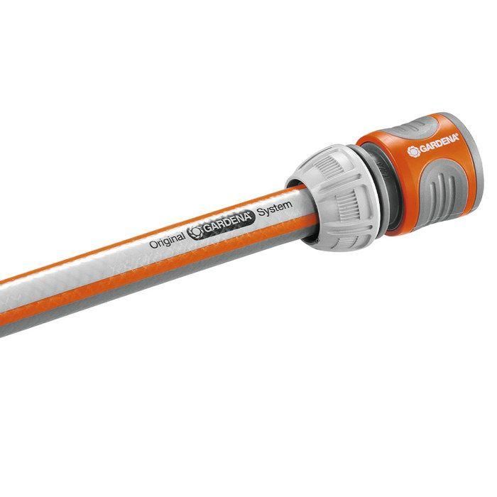Gardena Conector rápido manguera 1/2" - 5/8", anti UV y anti hielo, polipropileno, gris/naranja 3 Gardena Conector rápido manguera 1/2" - 5/8", anti UV y anti hielo, polipropileno, gris/naranja 3