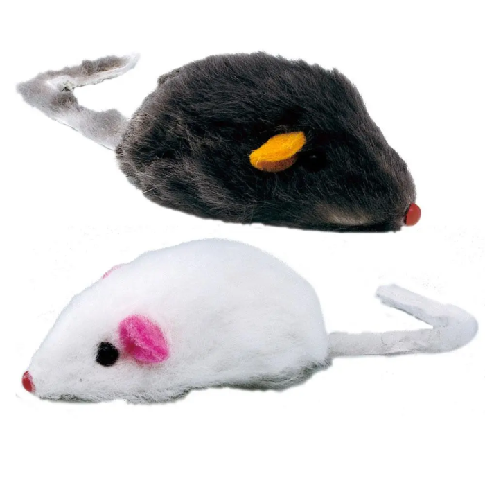 Ferplast PA 5004 Ratón de Juguete para Gatos, 2 Unidades