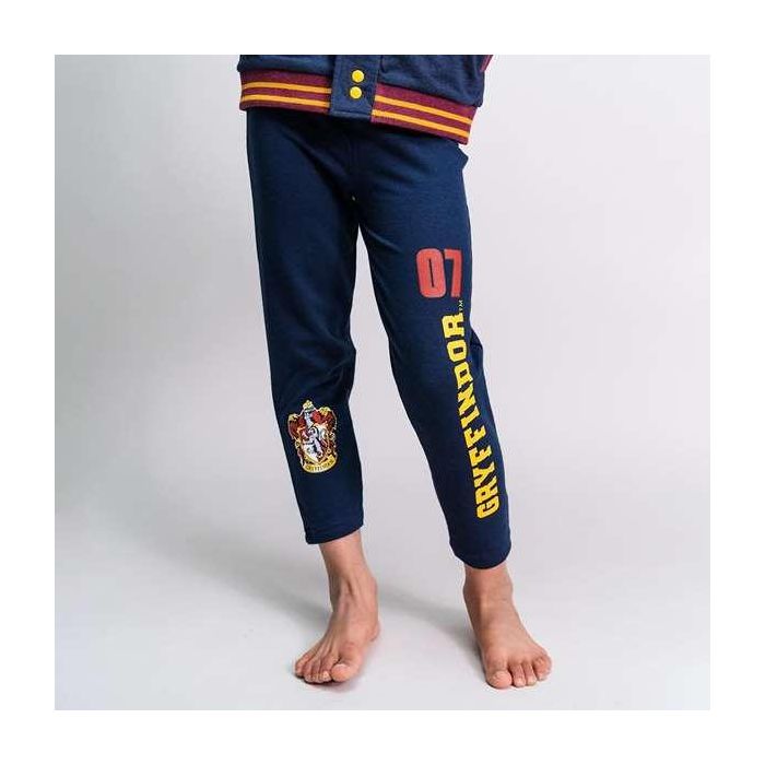 Cerdá Legging Largo French Terry Harry Potter Talla 8 Años Azul Oscuro