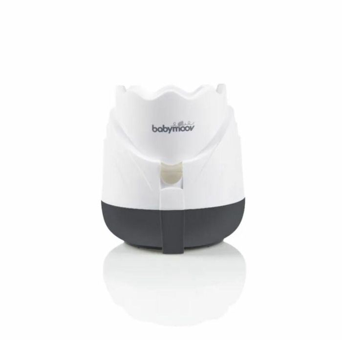 Babymoov Calienta biberones Tulipe Cream - Calentamiento rápido 3:30 min - Compatible con todos los materiales (silicona) - Parada automática