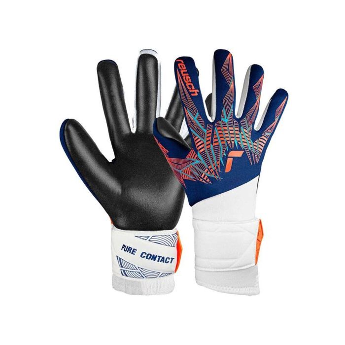 Guantes de Portero Reusch Pure Contact Silver Azul Adultos 8-9 Años 1