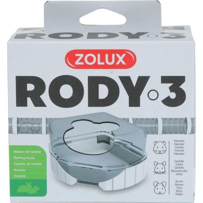 ZOLUX ZOL3336022060386 Arenero Rody3 Rodylounge para roedores pequeños Blanco