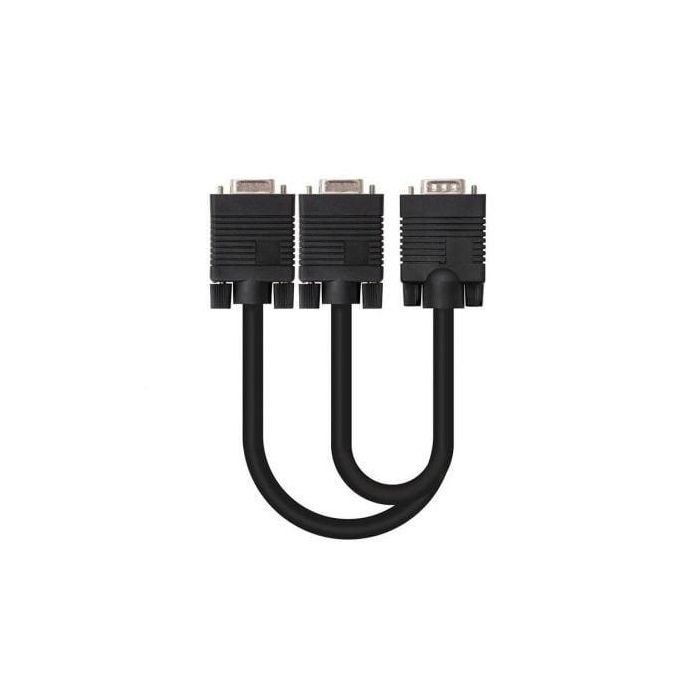 Cable Duplicador VGA Nanocable 10.15.2000/ VGA Macho - 2x VGA Hembra Cable Duplicador VGA Nanocable 10.15.2000/ VGA Macho - 2x VGA Hembra