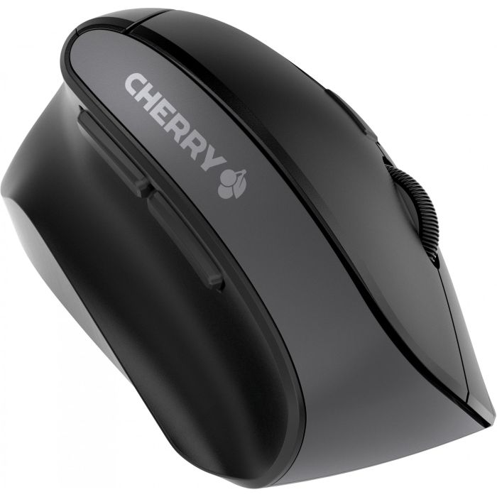 Cherry MW 4500 LEFT Ratón Inalámbrico Ergonómico para Zurdos, Sensor Óptico Ajustable, Compatible con Windows y Mac 1